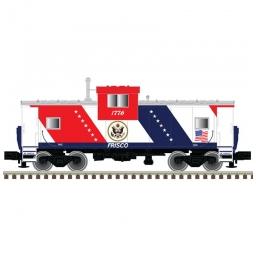 Click here to learn more about the Atlas O, LLC O Extended Vision Caboose, Frisco/Bicentennial(2R).