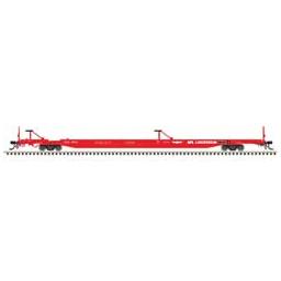 Click here to learn more about the Atlas O, LLC O Master 89'' 4'''' Flat Car, APL "Linertrain" #1.