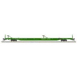 Click here to learn more about the Atlas O, LLC O Master 89'' 4'''' Flat Car, BN #1.