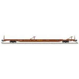 Click here to learn more about the Atlas O, LLC O Master 89'' 4'''' Flat Car, SP #1.