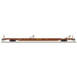 Click here to learn more about the Atlas O, LLC O Master 89'' 4'''' Flat Car, SP #2.