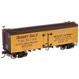 Click here to learn more about the Atlas O, LLC O 36'' Wood Reefer w/Truss Rods, Undecorated (2R).