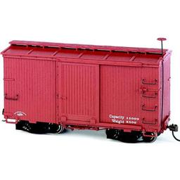 Click here to learn more about the Bachmann Industries On30 Spectrum 18'' Box w/Murphy Roof, Undec Red (2).
