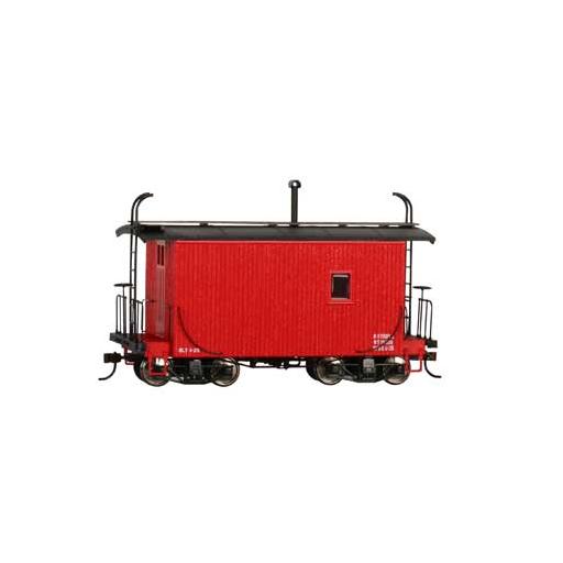 Bachmann Industries On30 18'' Logging Caboose, Red/Data Only