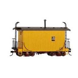 Click here to learn more about the Bachmann Industries On30 18'' Logging Caboose, Yellow/Data Only.
