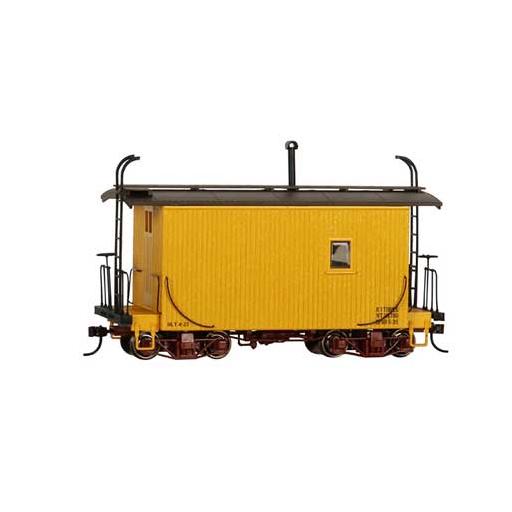 Bachmann Industries On30 18'' Logging Caboose, Yellow/Data Only