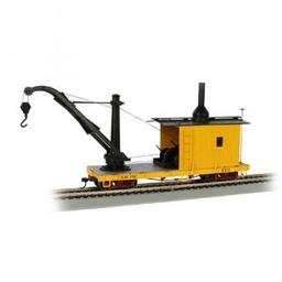 Click here to learn more about the Bachmann Industries On30 Spectrum Derrick Car, MOW/Yellow.