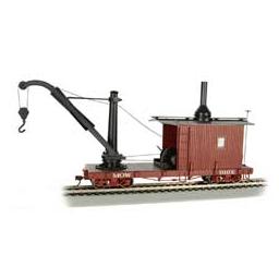 Click here to learn more about the Bachmann Industries On30 Spectrum Derrick Car, MOW/Red.