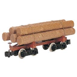 Click here to learn more about the Bachmann Industries On30 Spectrum Skeleton Log Car (3).