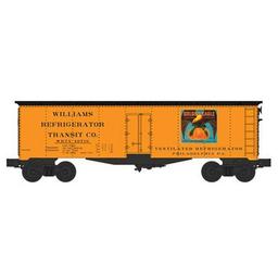 Click here to learn more about the Bachmann Industries O Williams 40'' Reefer, Golden Eagle Oranges.