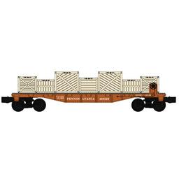 Click here to learn more about the Bachmann Industries O-27 Williams 40'' Flat w/Crate Load, PRR.