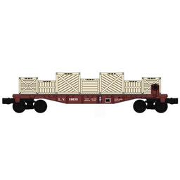 Click here to learn more about the Bachmann Industries O-27 Williams 40'' Flat w/Crate Load, LV.