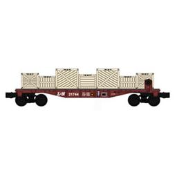 Click here to learn more about the Bachmann Industries O-27 Williams 40'' Flat w/Crate Load, L&N.