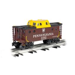 Click here to learn more about the Bachmann Industries O WIL N5C Porthole Caboose, PRR w/Yellow Cupola.