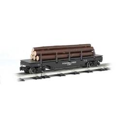 Click here to learn more about the Bachmann Industries O-27 Williams Operating Log Dump Car, Pickering.