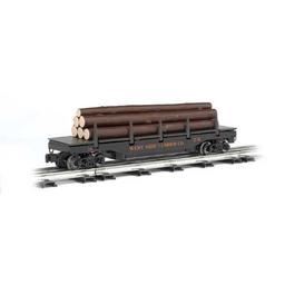 Click here to learn more about the Bachmann Industries O-27 Williams Operating Log Dump Car, West Side.