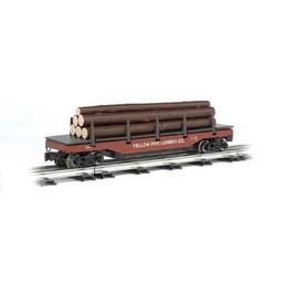 Click here to learn more about the Bachmann Industries O-27 Williams Operating Log Dump Car, Yellow Pine.
