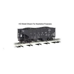 Click here to learn more about the Bachmann Industries O Williams 55-Ton 2-Bay Hopper w/Load,NYC/Big Four.