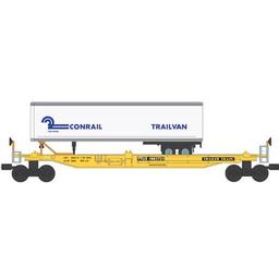 Click here to learn more about the Bachmann Industries O Williams Front Runner w/Trailer, Conrail.