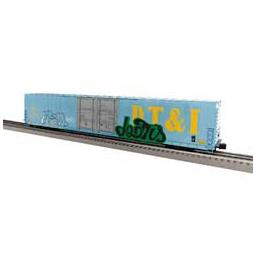 Click here to learn more about the Lionel O 86'' 4-Door High Cube Box, DT&I/Graffiti #26384.