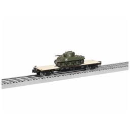 Click here to learn more about the Lionel O 40'' Flatcar w/Sherman Tank, NYC # 496250.