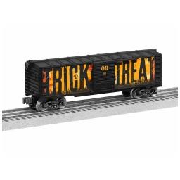 Click here to learn more about the Lionel O-27 Trick or Treat Halloween Sounds Boxcar.