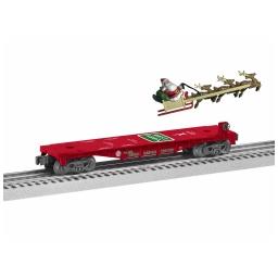 Click here to learn more about the Lionel O-27 Santa Mobile Rest Stop Flatcar.