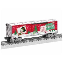 Click here to learn more about the Lionel O-27 Mickey''s Wish List Boxcar.