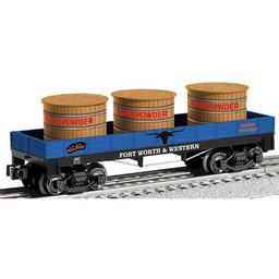 Click here to learn more about the Lionel O-27 Gondola w/Gunpowder Vats, Lone Ranger.