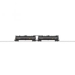 Click here to learn more about the Lionel O TankTrain w/EOT, GATX/Black (2).