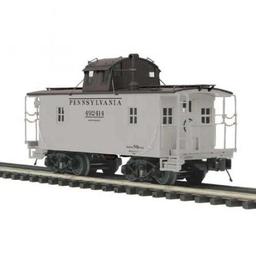 Click here to learn more about the M.T.H. Electric Trains O N-6b Caboose w/Operating Signal Man, PRR #492414.