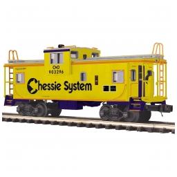 Click here to learn more about the M.T.H. Electric Trains O Extended Vision Caboose, Chessie # 903296.