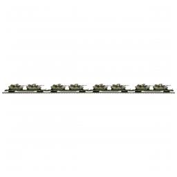 Click here to learn more about the M.T.H. Electric Trains O Flat w/M1a Tank, US Army #40104 (4).