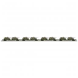 Click here to learn more about the M.T.H. Electric Trains O Flat w/M1a Tank, US Army #40109 (4).
