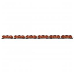 Click here to learn more about the M.T.H. Electric Trains O 4-Bay Hopper, PRR (6).