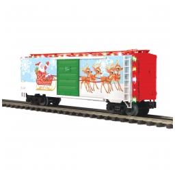 Click here to learn more about the M.T.H. Electric Trains O 50'' Box w/LED Lights, Christmas.