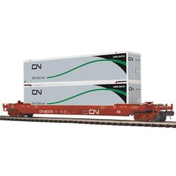 Click here to learn more about the M.T.H. Electric Trains O Husky Stack Car, CN.