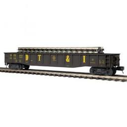Click here to learn more about the M.T.H. Electric Trains O Gondola w/ScaleTrax Straights, DT&I #9508.