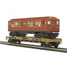 Click here to learn more about the M.T.H. Electric Trains O Flat w/LoV Subway Car, TTX #940282.