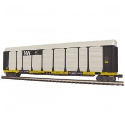 Click here to learn more about the M.T.H. Electric Trains O Corrugated Auto Carrier, N&W/CTTX #820194.