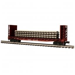 Click here to learn more about the M.T.H. Electric Trains O Flat w/Bulkheads & ScaleTrax, RI #91860.