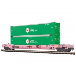 Click here to learn more about the M.T.H. Electric Trains O Husky Stack Car, TTX #654811.