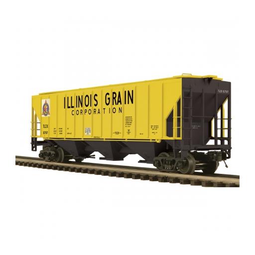 M.T.H. Electric Trains O PS-2 CDHighSided Hopper,Illinois Grain Corp#6797