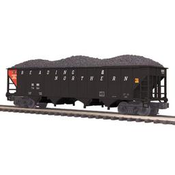 Click here to learn more about the M.T.H. Electric Trains O 4-Bay Hopper, RNRX.