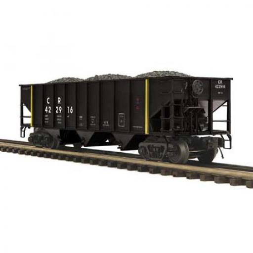 M.T.H. Electric Trains O 70T 3-Bay Hopper, CR #422916