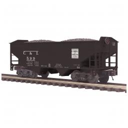 Click here to learn more about the M.T.H. Electric Trains O 2-Bay Offset Hopper, C&I #599.
