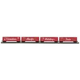 Click here to learn more about the M.T.H. Electric Trains O-27 Dash 8 Set w/PS3 & LED Lights, CPR/Christmas.