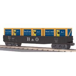 Click here to learn more about the M.T.H. Electric Trains O-27 Gondola w/Crates, B&O.