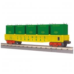Click here to learn more about the M.T.H. Electric Trains O-27 Gondola w/LCL Containers, IT #400.