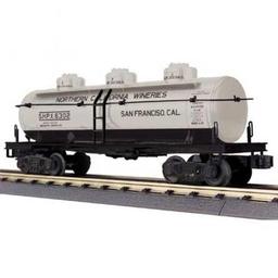 Click here to learn more about the M.T.H. Electric Trains O-27 3-Dome Tank, Californai Wine.